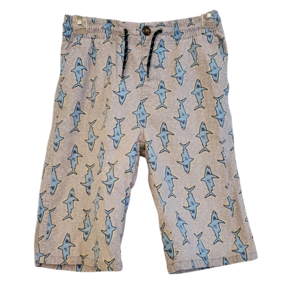 Arizona Jean Company Shark Print Shorts, Size Large 14/16 Regular